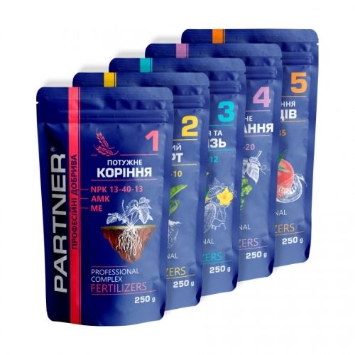  Набір мінеральних добрив Partner Complete (5шт) 1,25 кг